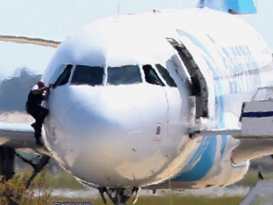 Hijacker Arrested After EgyptAir Plane Diverted to Cyprus Airport ...